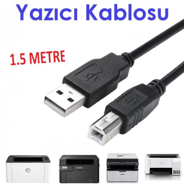 USB 2.0 YAZICI KABLOSU 1,5 MT