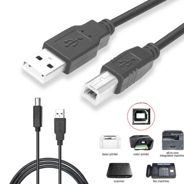 Umut Bilşim Teknolojileri - Hp Laserjet P2035n Usb Yazıcı Bağlantı Kablosu