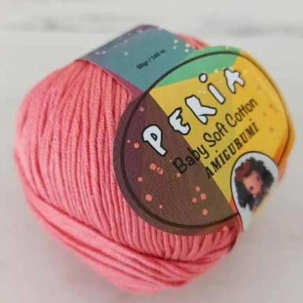 Peria Baby Cotton Amigurumi Örgü İpi 34 Pudra Pembe