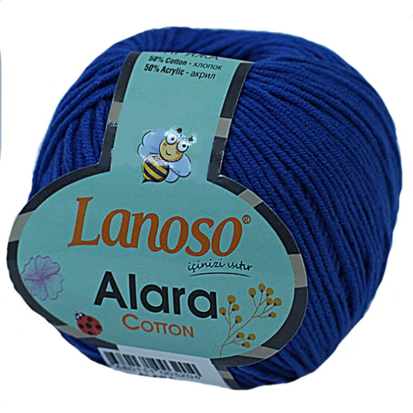 Lanoso Alara Amigurumi Örgü İpi 954 Saks Mavisi
