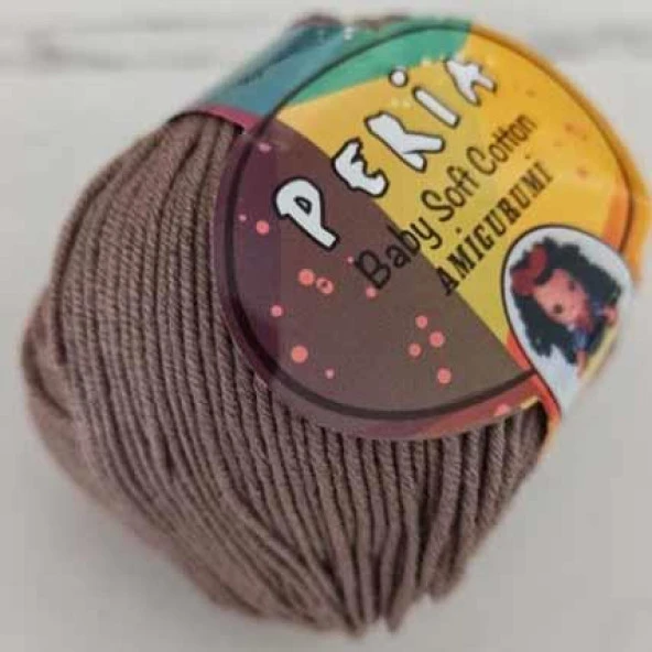 Peria Baby Cotton Amigurumi Örgü İpi 15 Vizon