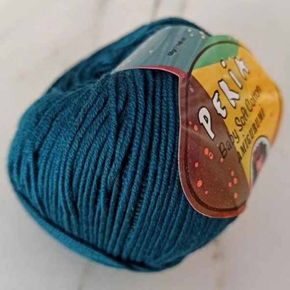 Peria Baby Cotton Amigurumi Örgü İpi 44 Petrol Mavisi