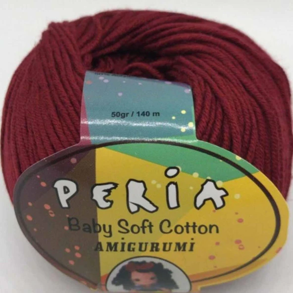 Peria Baby Cotton Amigurumi Örgü İpi 42 Bordo