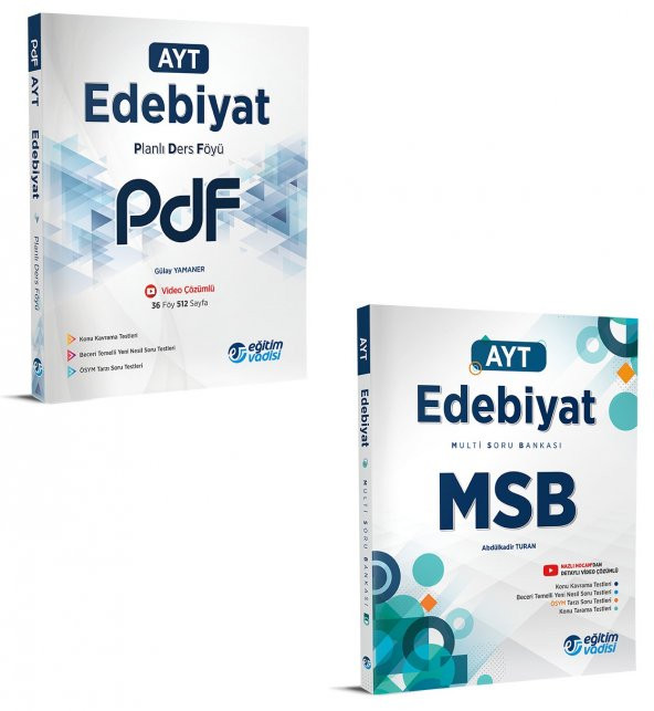 Eğitim Vadisi Ayt Türk Dili Edebiyatı Pdf + Msb Seti 2 Kitap 2023