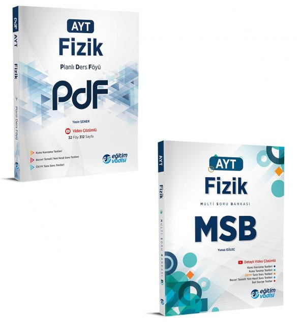 Eğitim Vadisi Ayt Fizik Pdf + Msb Seti 2 Kitap 2023