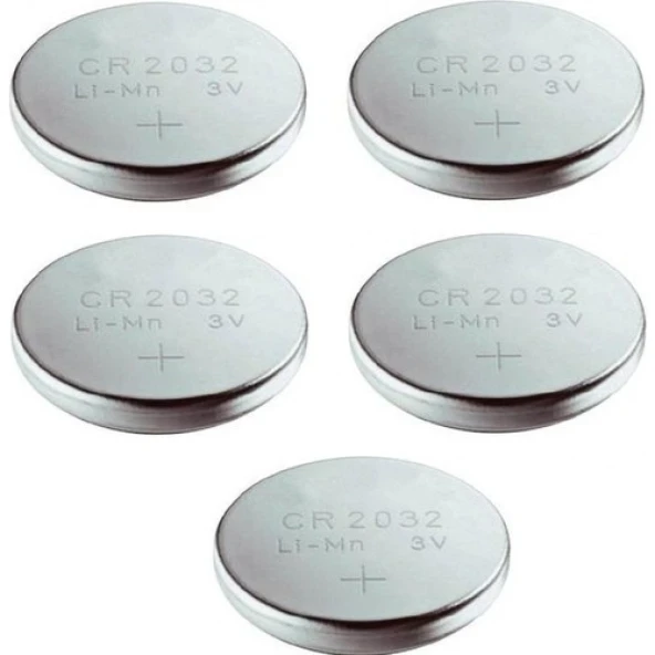 3 Volt CR2032 Lityum Düğme Para Pil (DL2032 BİOS-KEPENK-KUMANDA-HESAP MAKİNASI LİTHIUM PİLİ) - 3