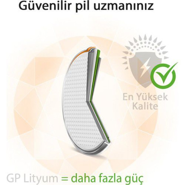 5 ADET GP CR2032 CR 2032 Lithium CELL Battery 3V 3 VOLT CR2032 DL2032 GP 2032 BİOS KUMANDA Para PiL - 5