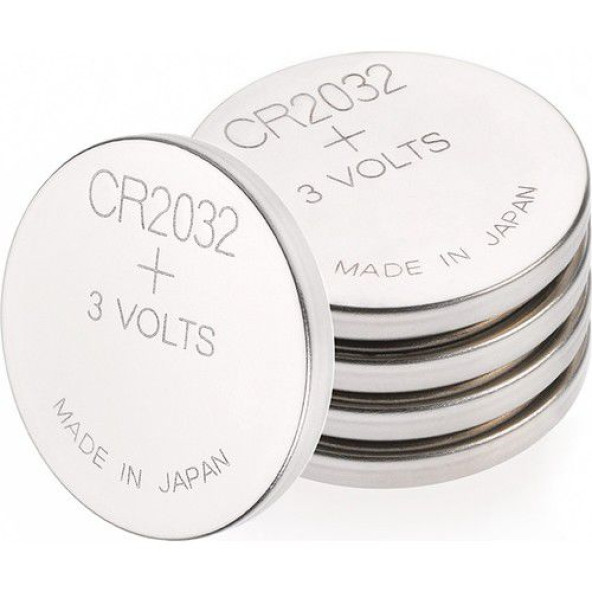 5 ADET GP 2032 Lithium CELL battery 3V CR2032 DL2032 3 VOLT GARAJ KEPENK KUMANDA PİLİ - 2