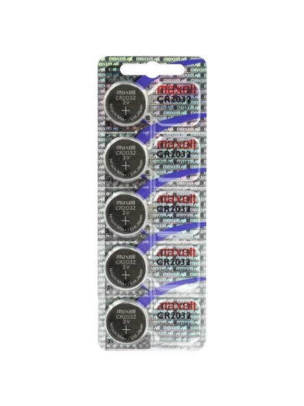 Cr2032 Lityum Maxell Hafıza Bios Pili 5li Para Pil 3v Para pil 3 volt cr 2032