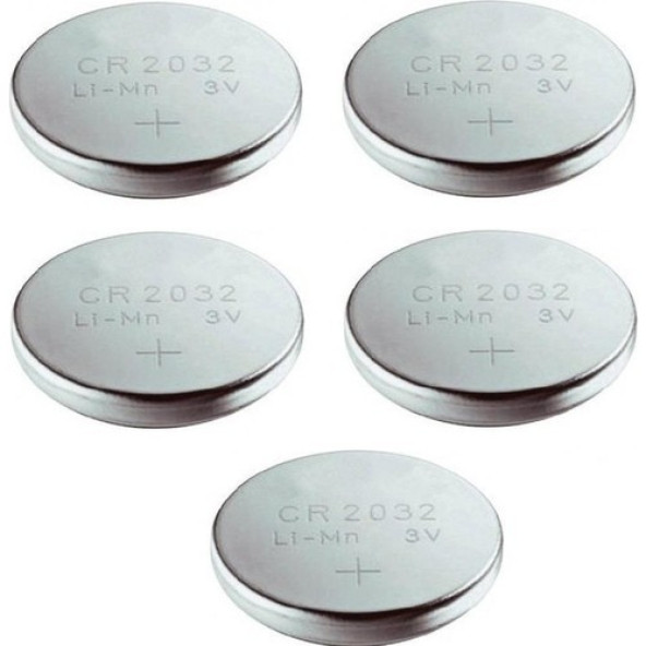 Maxell Cr 2032 3v Lityum Para Pili Saat Pili Düğme Pil 5 Adet - 3
