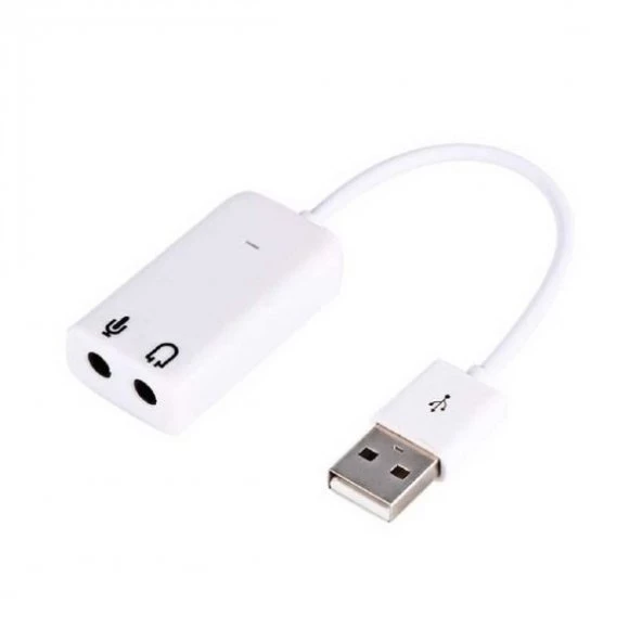 Usb Ses Kartı 7+1  Kablolu Tüm İşletim Sistemleri İçin Uyumludur.Tak çalıştır modeli,kablolu - 3