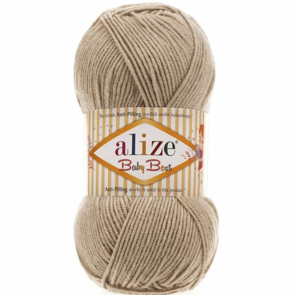Alize Baby Best El Örgü Bebe İpi 256 Bej ürün görseli 1