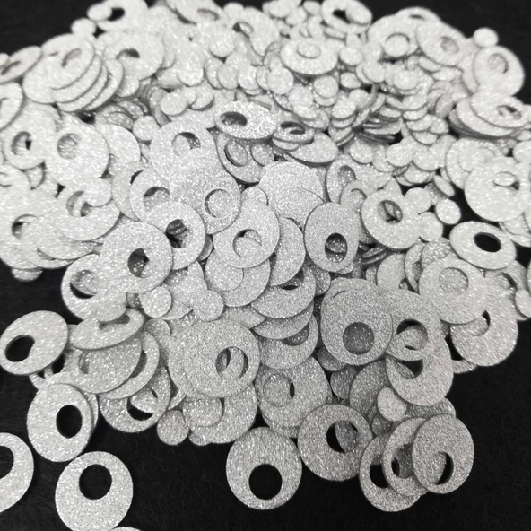 Patik Pulu Simli Gri