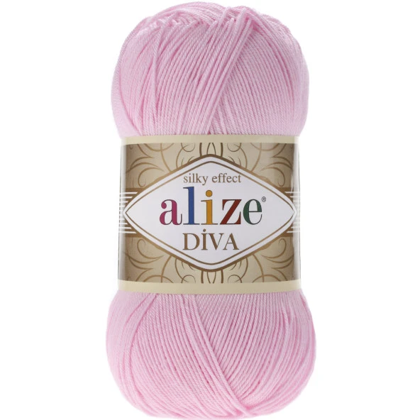 Alize Diva El Örgü İpi 291 Pembe
