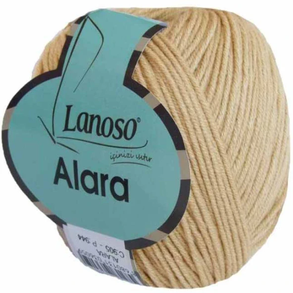 Lanoso Alara Amigurumi Örgü İpi 905 Açık Bej