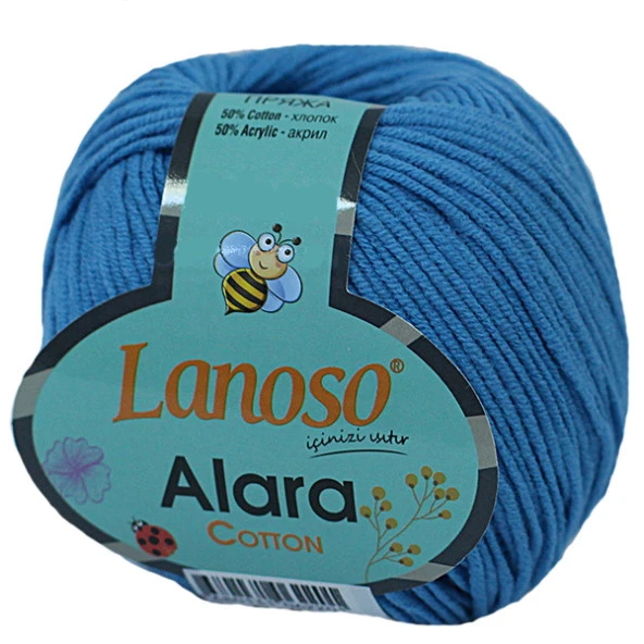 Lanoso Alara Amigurumi Örgü İpi 961 Mavi