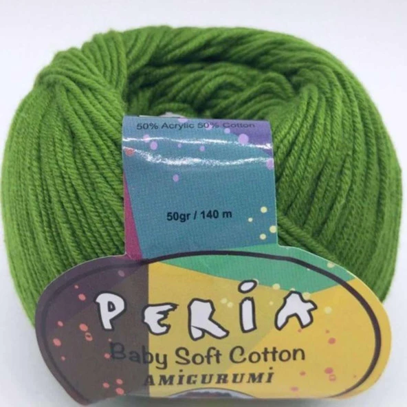 Peria Baby Cotton Amigurumi Örgü İpi 25 Yeşil