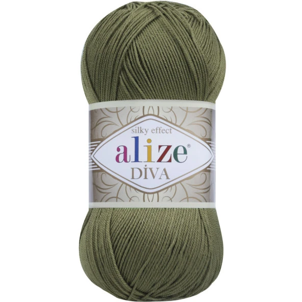 Alize Diva El Örgü İpi 273 Kamuflaj Yeşil
