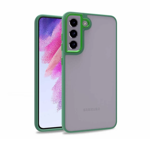 Galaxy S21 FE Kılıf Zore Flora Buton,Kenar Çevresi Renkli Kılıf - Resim 10