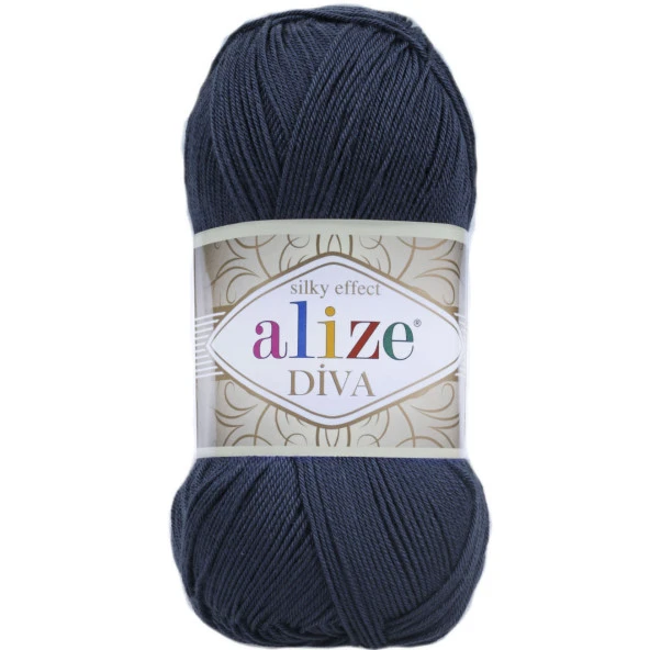 Alize Diva El Örgü İpi 361 Lacivert