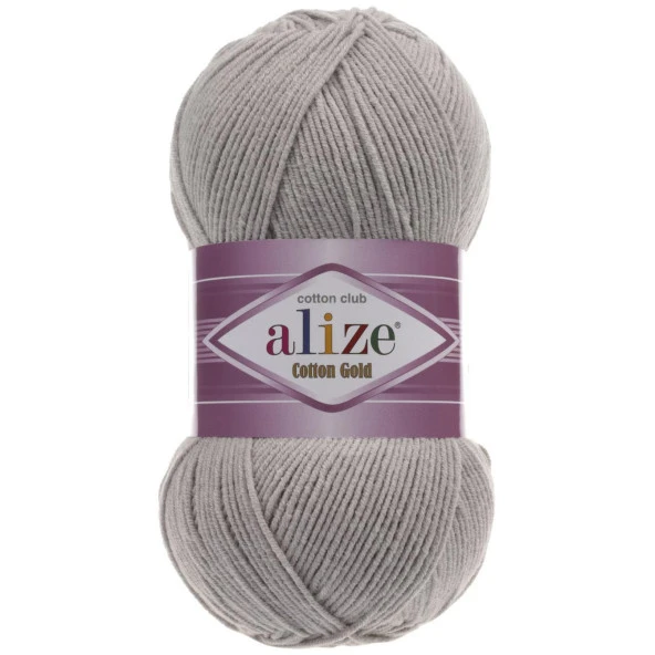 Alize Cotton Gold El Örgü İpi 200 Gri - 1