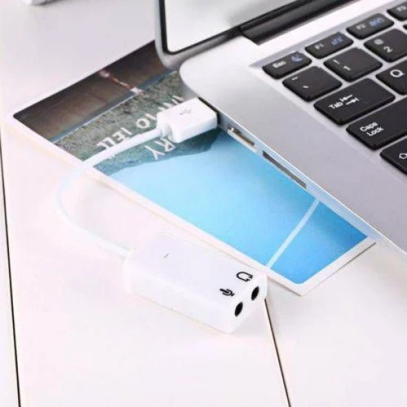 Yeni Model 7.1 Ses Kartı 3.5mm USB Ses Kartı Laptop Uyumlu