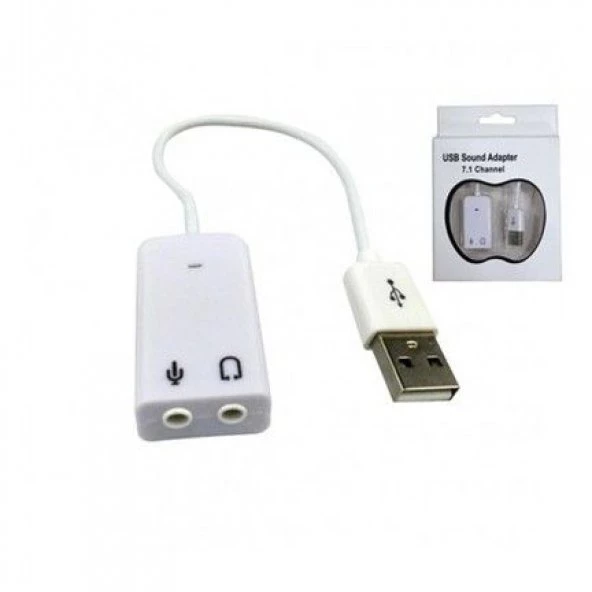 HHM _ UMUT BİKİŞİM TEKNOLOJİLERİ ANKARA_Usb To 7.1 Ses Çevirici Aparat Kablolu Usb Ses Kartı