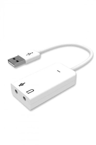 7+1 USB SES KARTI ÇEVİRİCİ DÖNÜŞTÜRÜCÜ ADAPTÖR HARİCI VİRTUAL 3D KABLOLU USB AUDIO