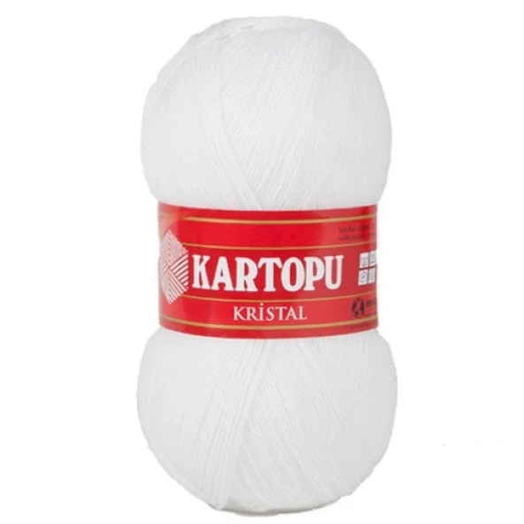 Kartopu Kristal Lif İpi 10 Beyaz