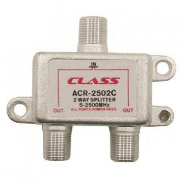 Acr-2502c 2way Splitter 5-2500mhz All Ports Power Pass