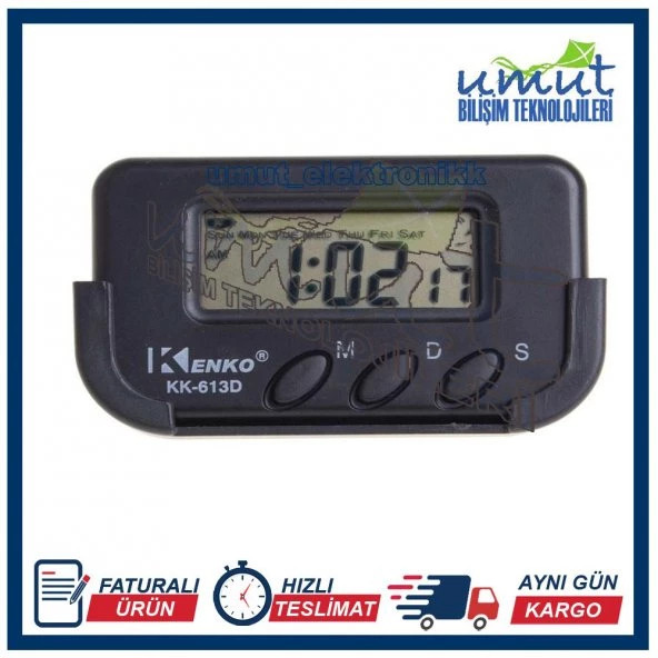 Öğrenci Sınav Kronometresi SAAT ! Masaüstü Mini Kronometre Mini Saat Alarm Saat Tarih