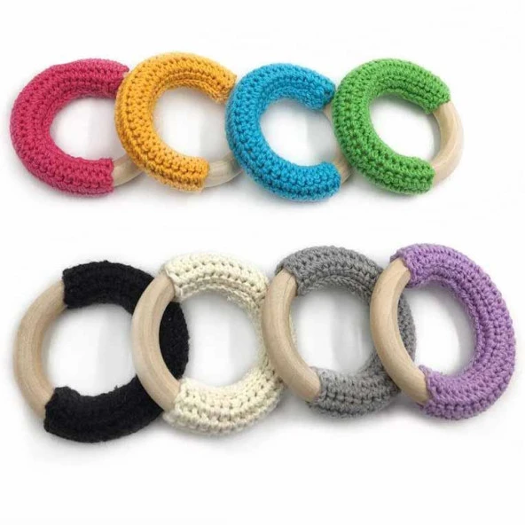 Ahşap Diş Kaşıyıcı Halka 50 Mm - Resim 2