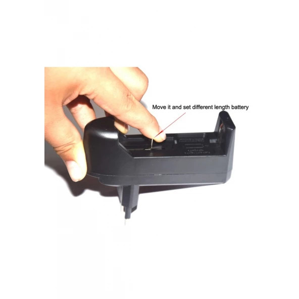 Lİ-İON 18650-17650-17335-16500-14500 3.7v 4.2 Şarjlı Pil Şarj Cihazı Aleti - 18650 PİL ŞARJ CİHAZI TEKLİ Lİ-ON BATTERY UNIVERSAL CHARGER - 4