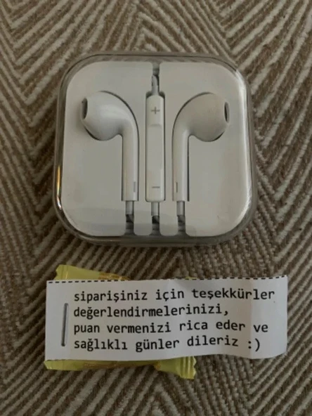 Samsung Galaxy S9 uyumlu Kulaklık Mikrofonlu Kulak içi Stereo 3.5mm Jaklı - Resim 4