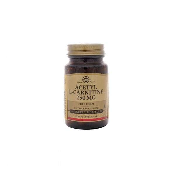 Solgar Acetyl L-Carnitine 250 mg 30 Kapsül - 1
