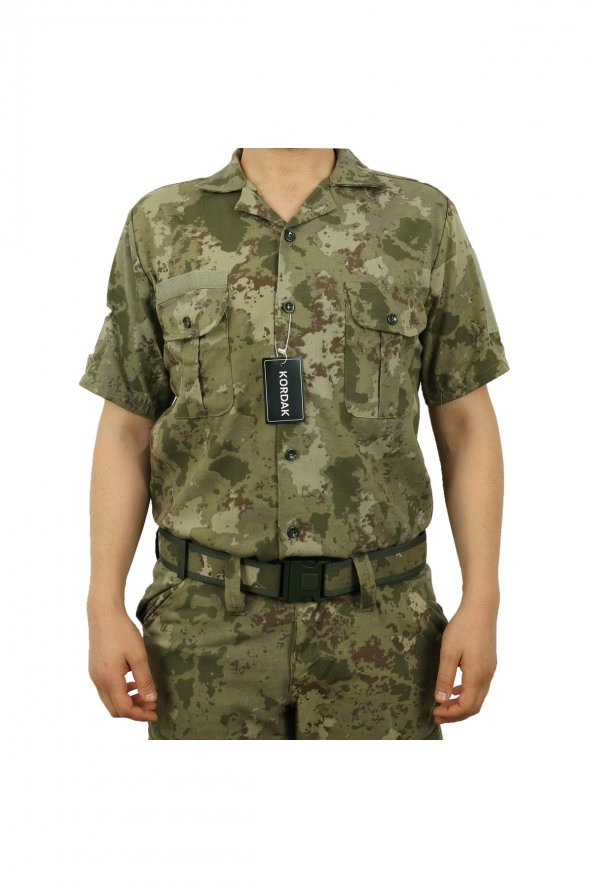 Kısa Kol Yazlık Askeri Gömlek - Asker Gömleği - 2