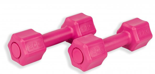 Ecgspor 1 Kg Pembe Dambıl Seti 1 Kg X 2 Toplam 2 Kg Ağırlık Seti - 2