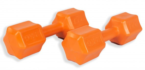 Ecgspor 2 KG Turuncu Dambıl Seti 2 KG x 2 Toplam 4 KG Ağırlık Seti - 2