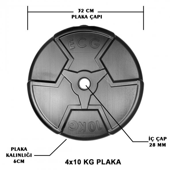 Ecgspor HERO Serisi 10 kg Plaka-4 Adet - 2