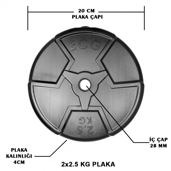 Ecgspor HERO Serisi 2.5 kg Plaka-2 Adet - 2