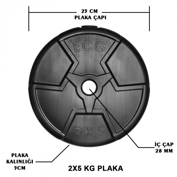 Ecgspor HERO Serisi 5 kg Plaka-2 Adet - 2