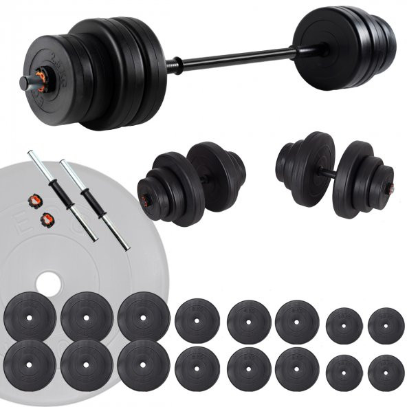 Ecgspor 105 Kg Dambıl Seti Ve Halter Seti Ağırlık Fitness Seti
