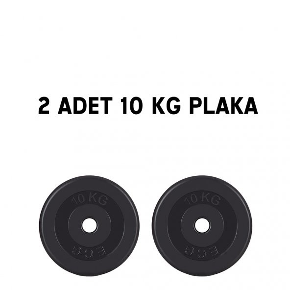 Ecgspor 22 Kg Halter Seti - Deadlift Squat Biceps Triceps Shoulder - 2
