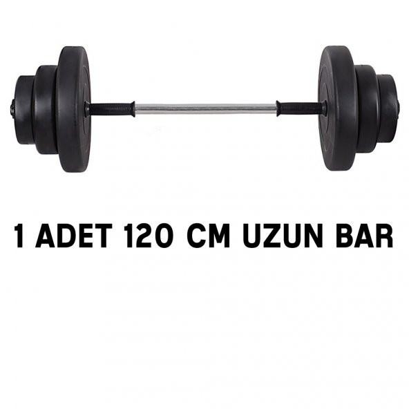 Ecgspor 22 Kg Halter Seti - Deadlift Squat Biceps Triceps Shoulder - 3