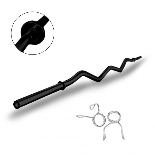 ECG SPOR Siyah Z Bar 120 Cm