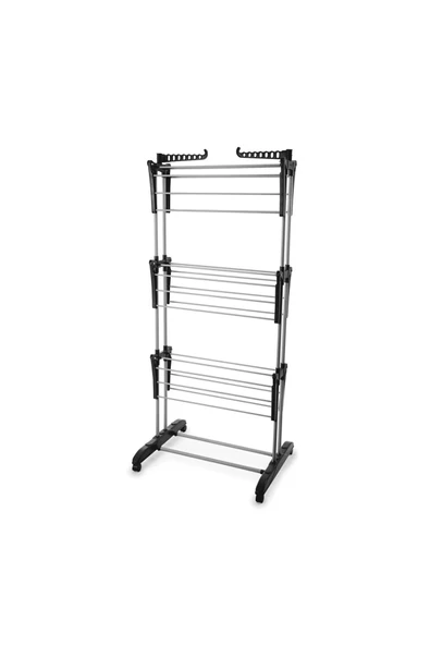 Perilla Flyby 3 Katlı Katlanabilir Alüminyum Çamaşır Kurutmalık - 6