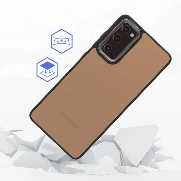 Galaxy S20 FE Kılıf Zore Flora Buton,Kenar Çevresi Renkli Kılıf - Resim 8