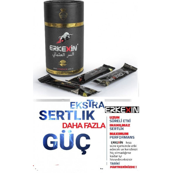 Erkexin Stick 12"li Macun Yeni Formül Double Etki