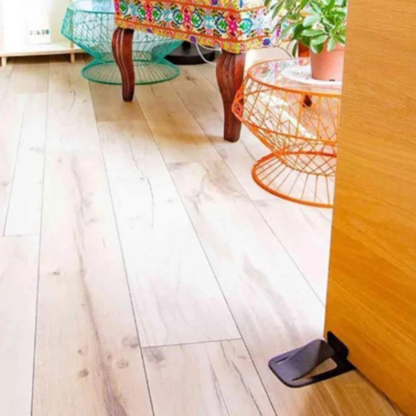 Porsima Yapışkanlı Kapı Stoperi 2'li Kapı Durdurucu Plastik Kapı Altı Takozu - 5