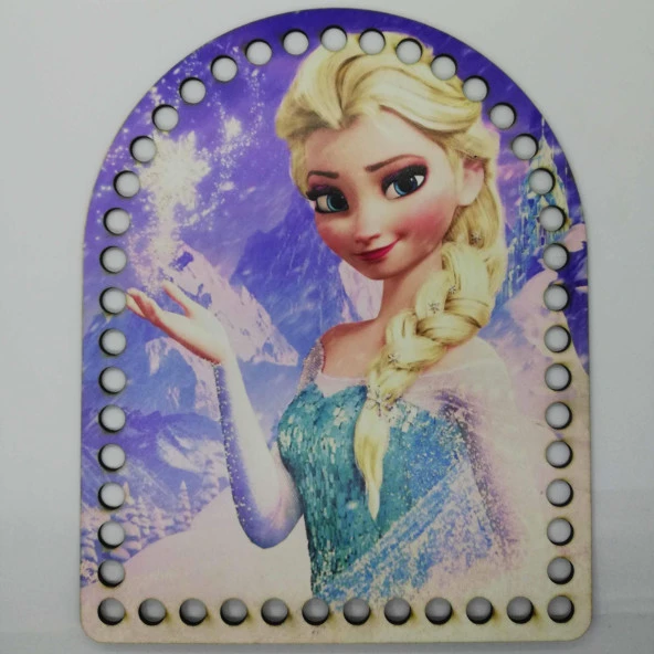 Ahşap Sırt Çanta Plakası Frozen H92